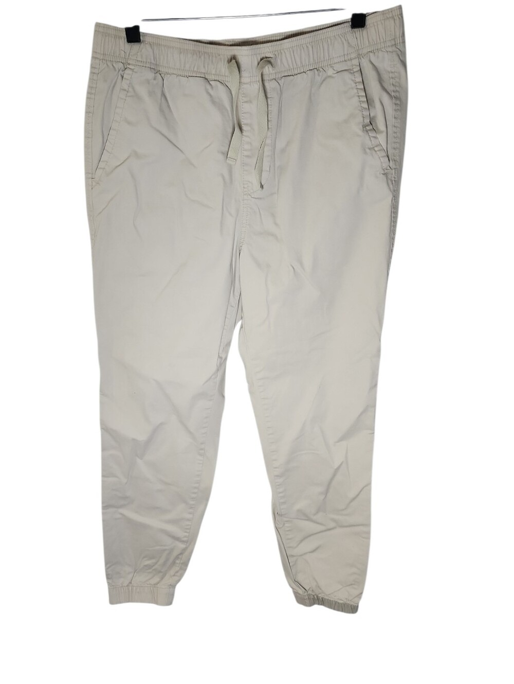 Aeropostale Tan Elastic Waist Drawstring Joggers Size‎ Medium